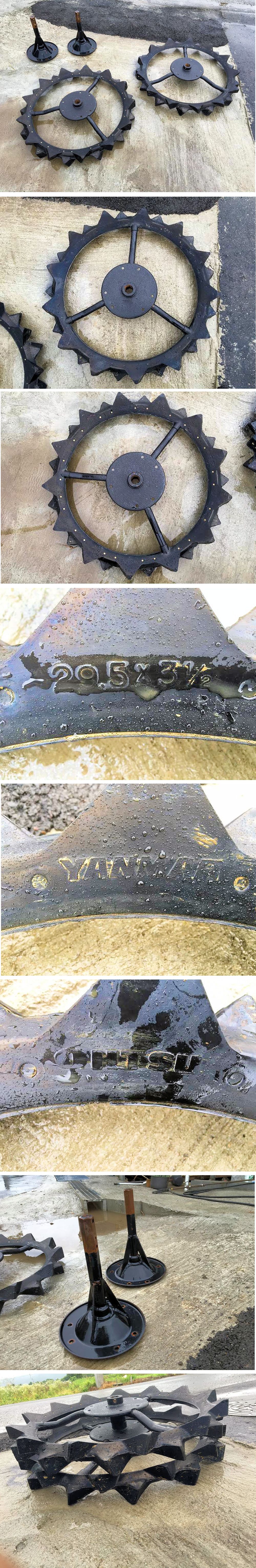 ヤンマー 補助車輪 オーツタイヤ サイズ 29.5×3 1/2 取付金具付 美品 中古